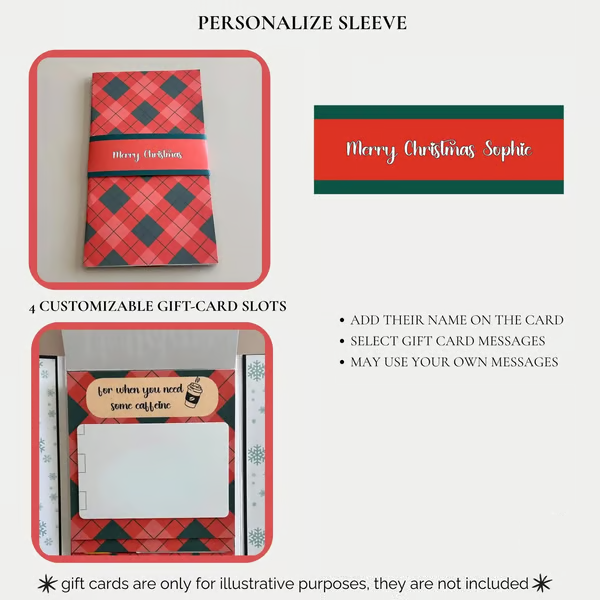 🔥LAST DAY 50% OFF - 2026 New 🎅💳 Waterfall Christmas Gift Card Booklet ✨
