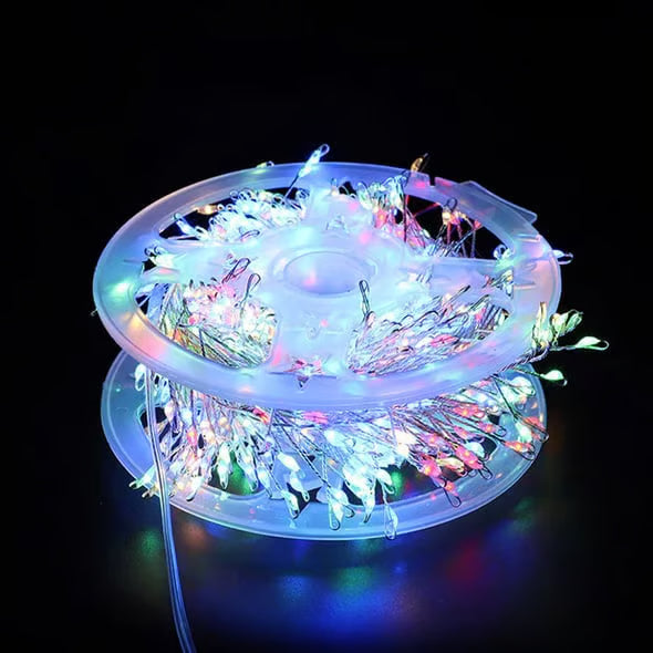 🎄Christmas LED Cluster Fairy Lights 🧚‍♀️LED Copper Wire Firecracker Light String🎁