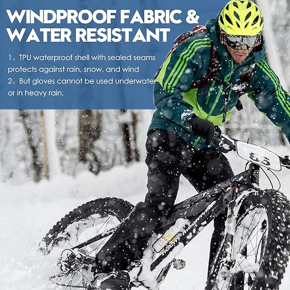 🔥Last Day-Buy 1 Get 1 Free!🎁Windproof Winter Gloves Touchscreen Gloves Thermal Warm Gloves for Men and Women