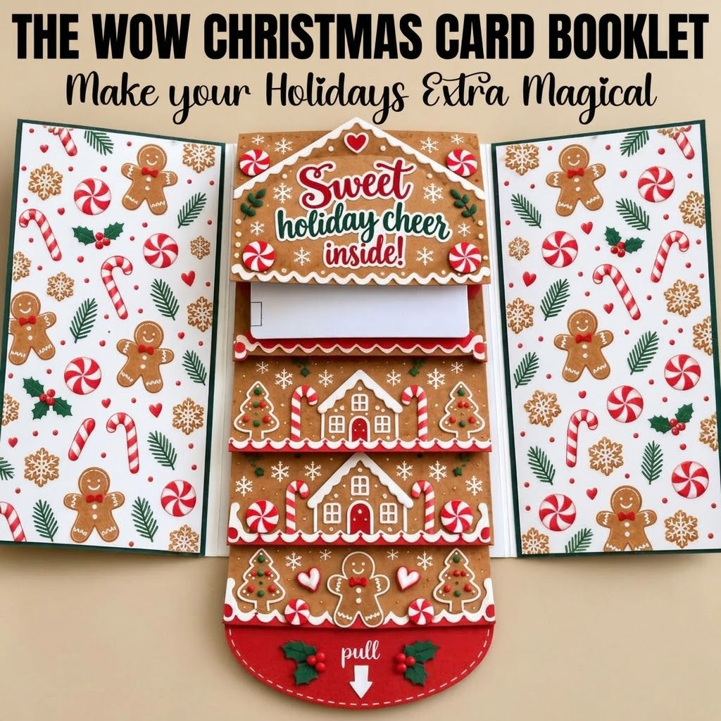 🔥LAST DAY 50% OFF - 2026 New 🎅💳 Waterfall Christmas Gift Card Booklet ✨