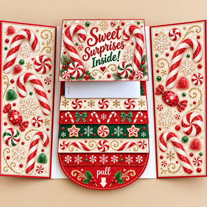 🔥LAST DAY 50% OFF - 2026 New 🎅💳 Waterfall Christmas Gift Card Booklet ✨