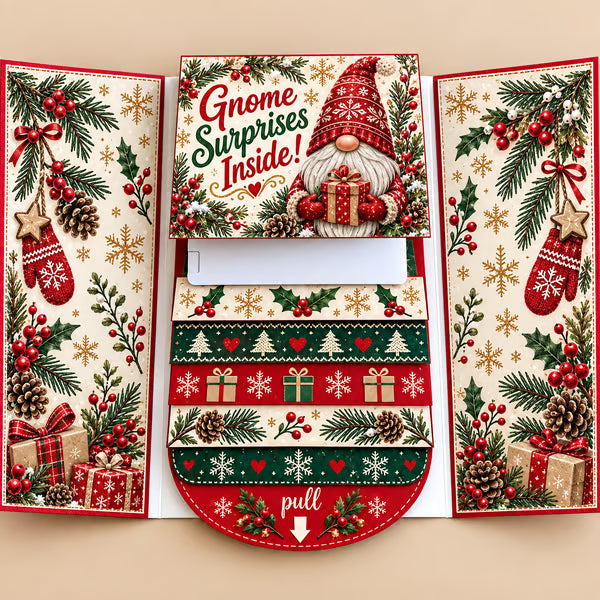 🔥LAST DAY 50% OFF - 2026 New 🎅💳 Waterfall Christmas Gift Card Booklet ✨
