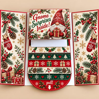 🔥LAST DAY 50% OFF - 2026 New 🎅💳 Waterfall Christmas Gift Card Booklet ✨