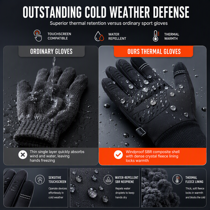 ❄️ Winter Waterproof Cycling Gloves 🧤– thermal, touchscreen, water-repellent & anti-slip 🥳2026 HOT SALE🥳💞50K+ SOLD!